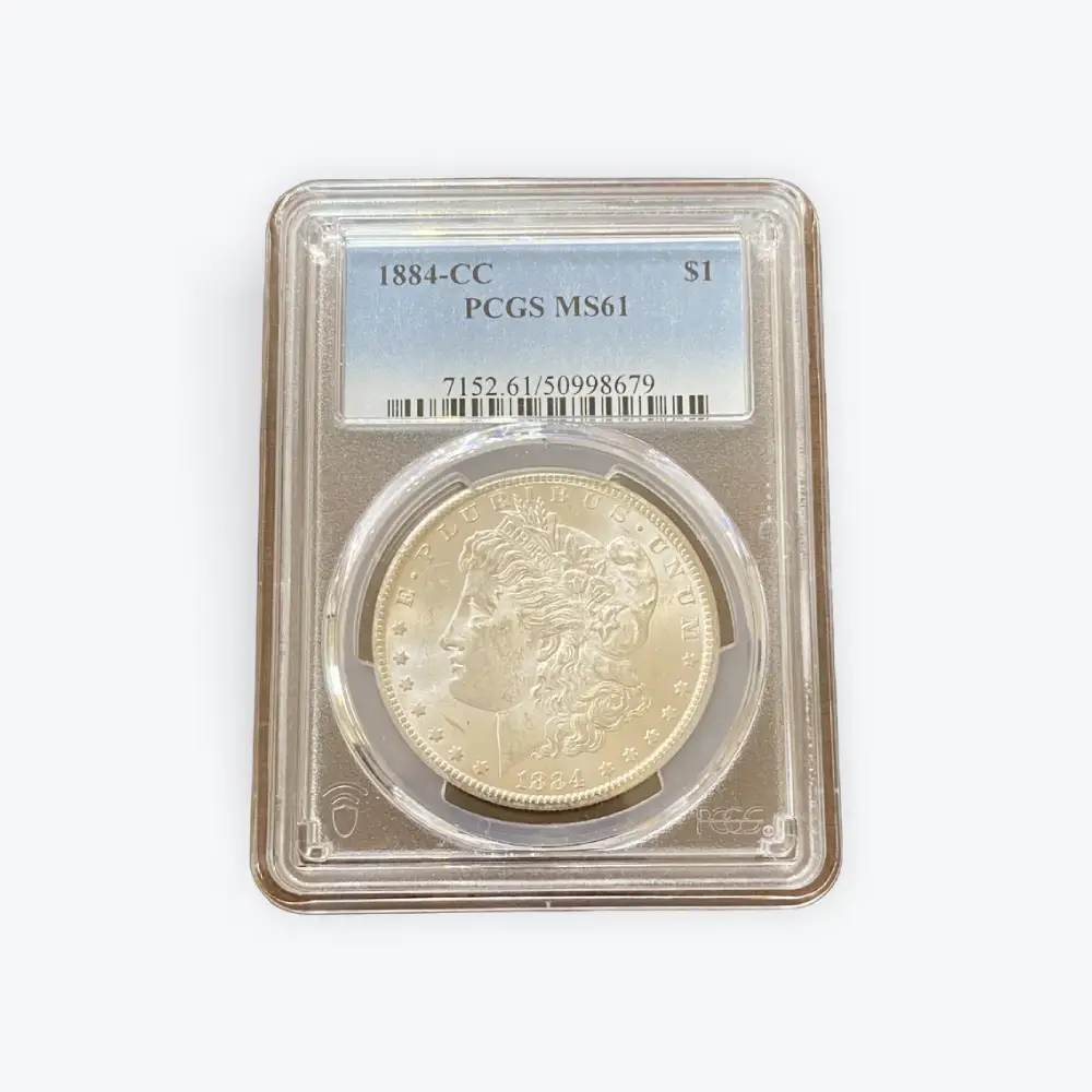 1884-CC $1 PCGS MS61