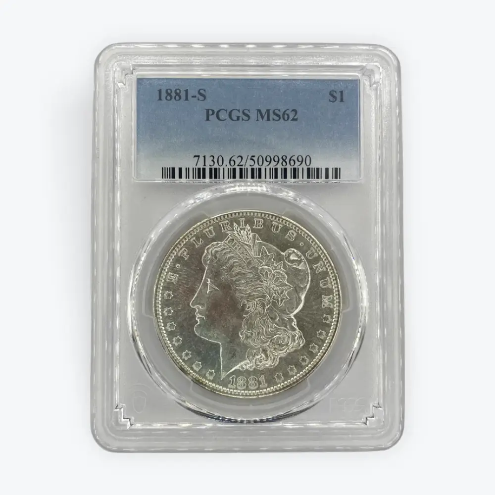 1881-S Morgan $1 PCGS MS62