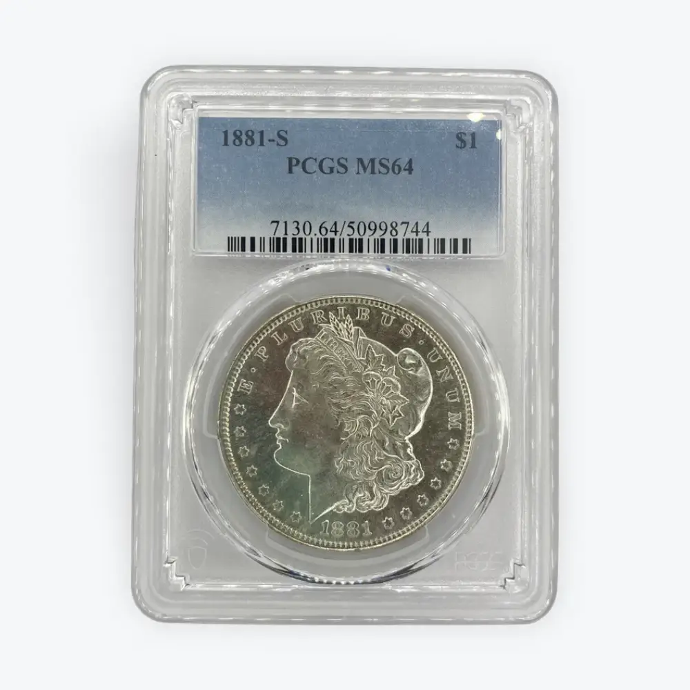 1881-S Morgan $1 PCGS MS64