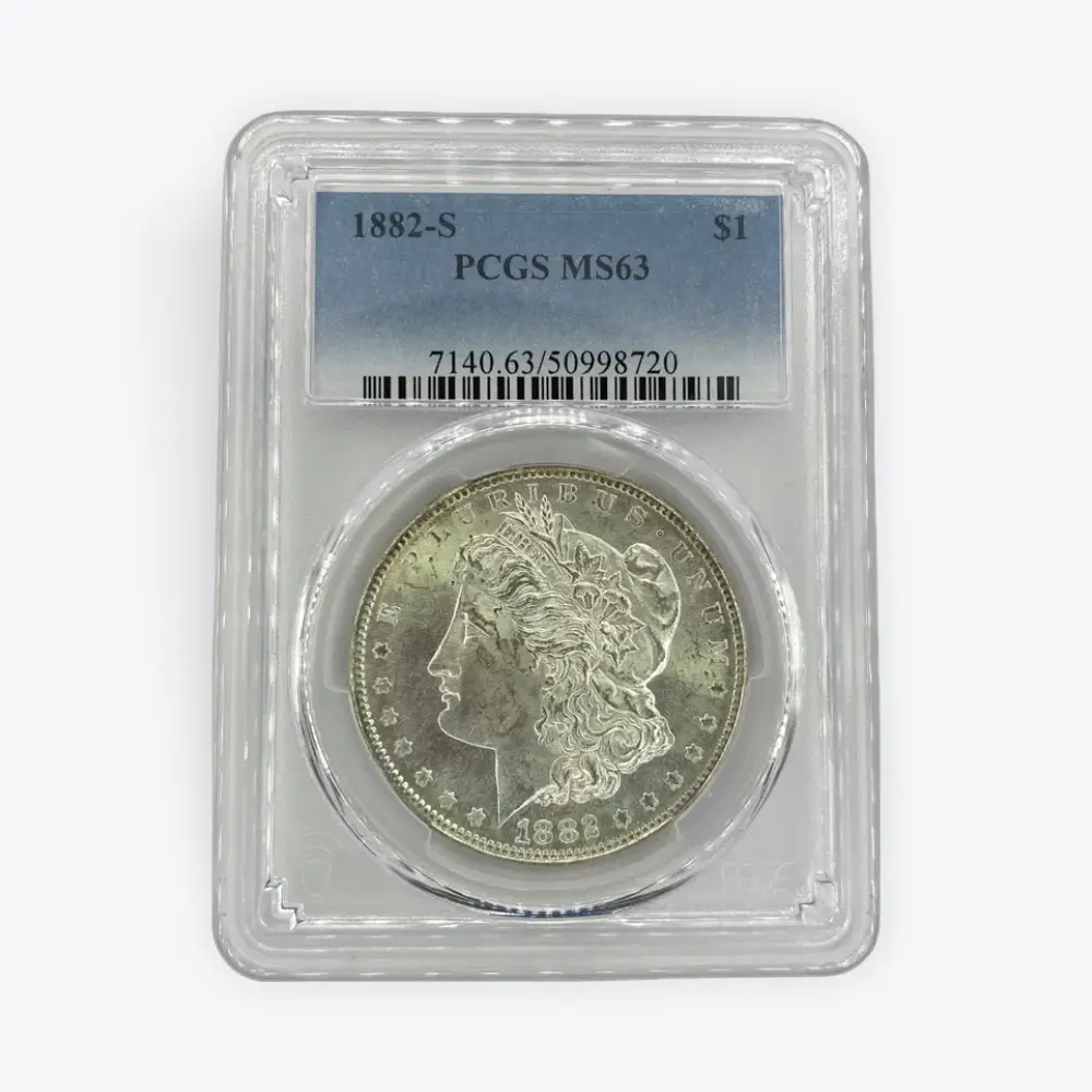 1882-S Morgan $1 PCGS MS63