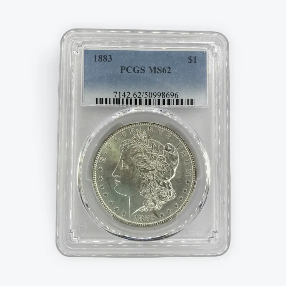 1883 Morgan $1 PCGS MS62
