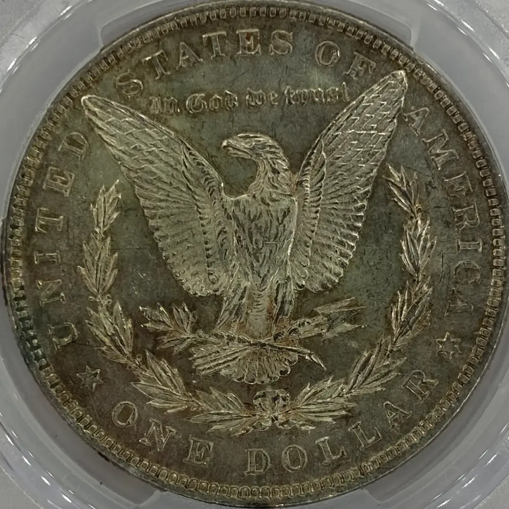 1884 Morgan $1 PCGS MS60 - Image 2