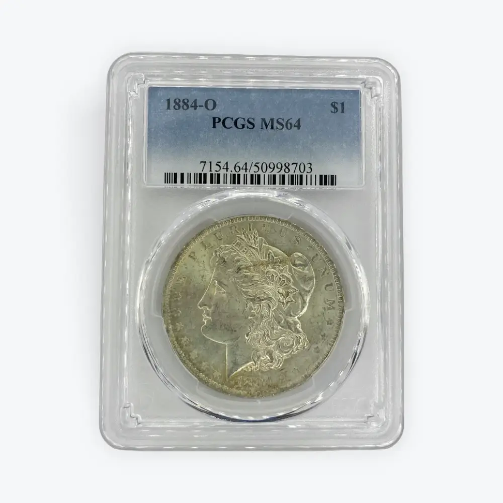 1884-O Morgan $1 PCGS MS64