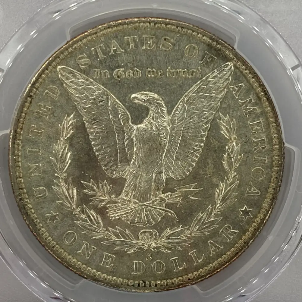 1890-S Morgan $1 PCGS MS62 - Image 2