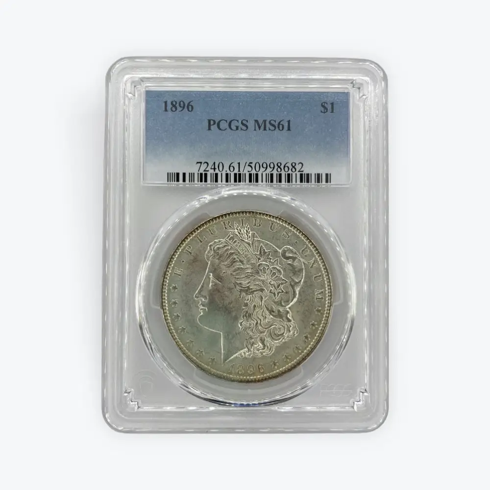 1896 Morgan $1 PCGS MS61