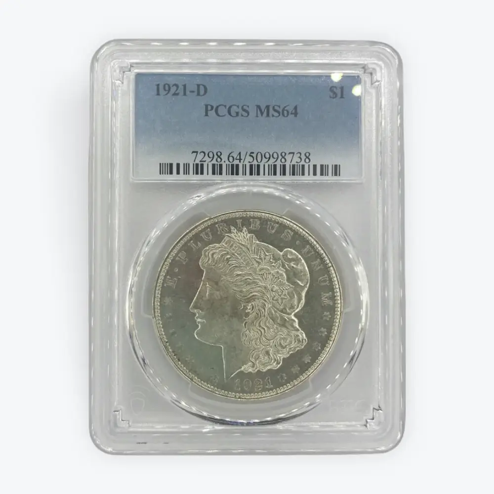 1921-D Morgan $1 PCGS MS64