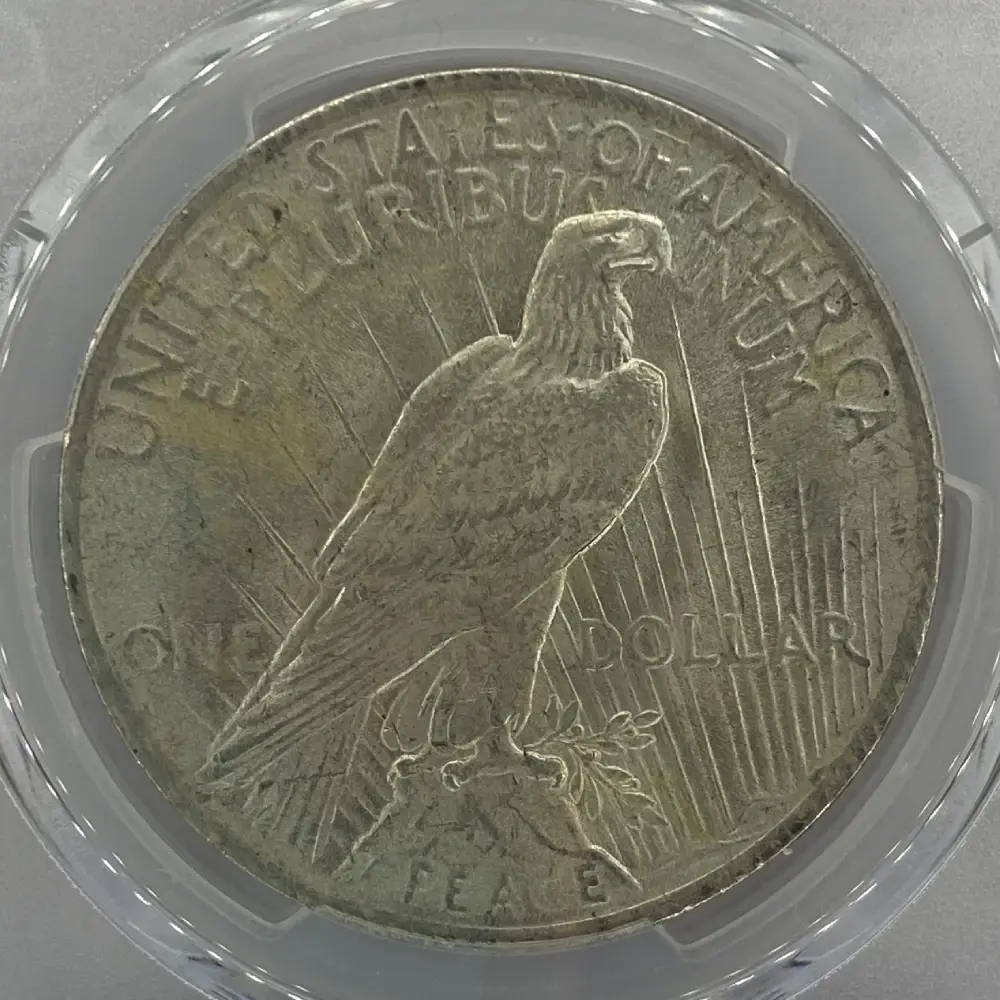 1923 Peace $1 PCGS MS62 - Image 2